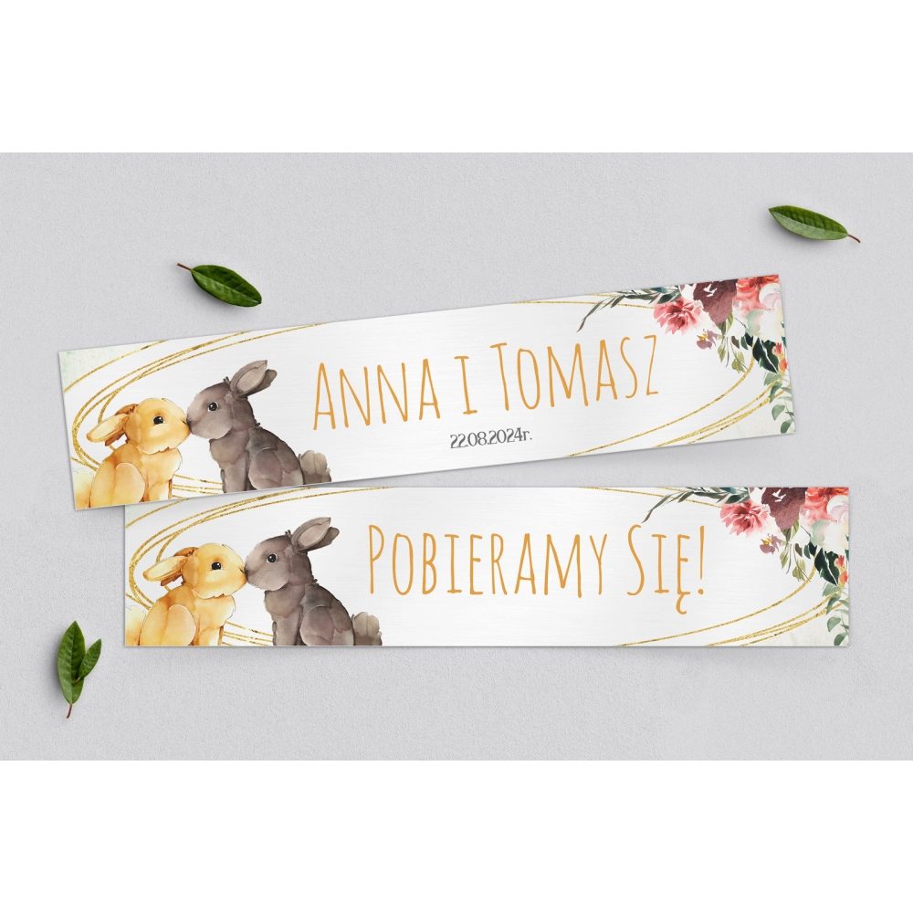 Tablice Rejestracyjne 2 szt. - Animals - Motyw 4