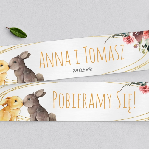 Tablice Rejestracyjne 2 szt. - Animals - Motyw 4