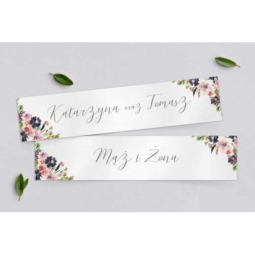 Tablice Rejestracyjne 2 szt. - PasteLove Motyw 4