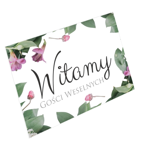 Tablica Powitalna - Soft Motyw 6