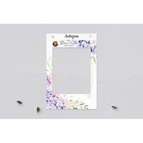 Ramka do zdjęć - Instagram Flowers & Frame Motyw 1