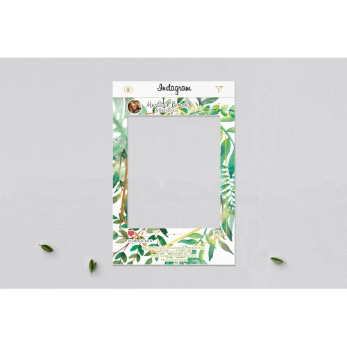Ramka do zdjęć - Instagram Flowers & Frame Motyw 2