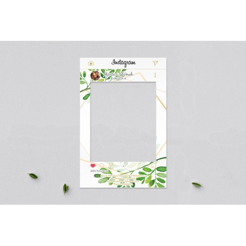 Ramka do zdjęć - Instagram Flowers & Frame Motyw 3
