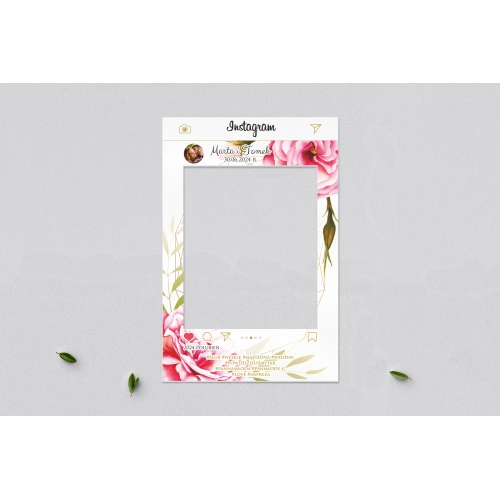 Ramka do zdjęć - Instagram Flowers & Frame Motyw 5