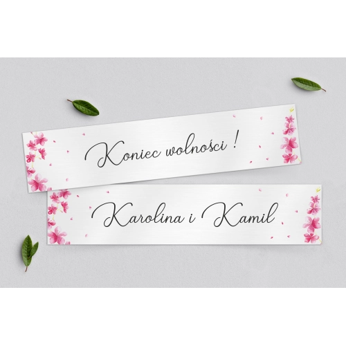 Tablice Rejestracyjne 2 szt. - Biały Czas - Motyw 3