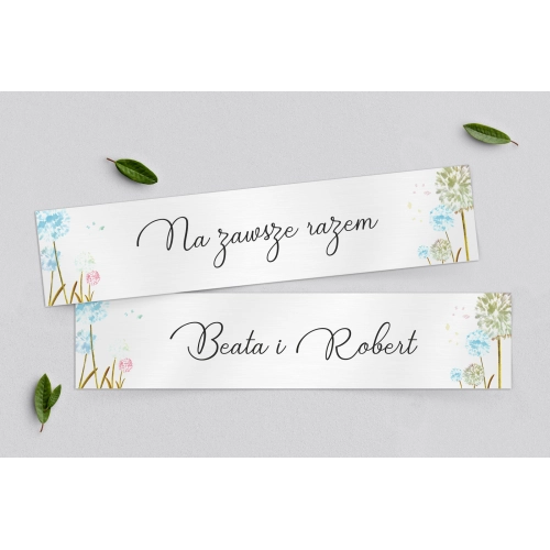 Tablice Rejestracyjne 2 szt. - Biały Czas - Motyw 4