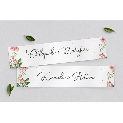 Tablice Rejestracyjne 2 szt. - Biały Czas - Motyw 6