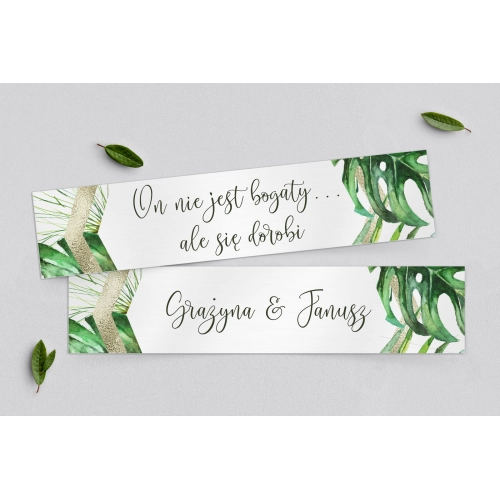 Tablice Rejestracyjne 2 szt. - Tropical Motyw 4