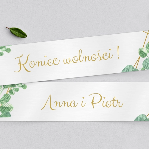 Tablice Rejestracyjne 2 szt. - Liście Motyw 5