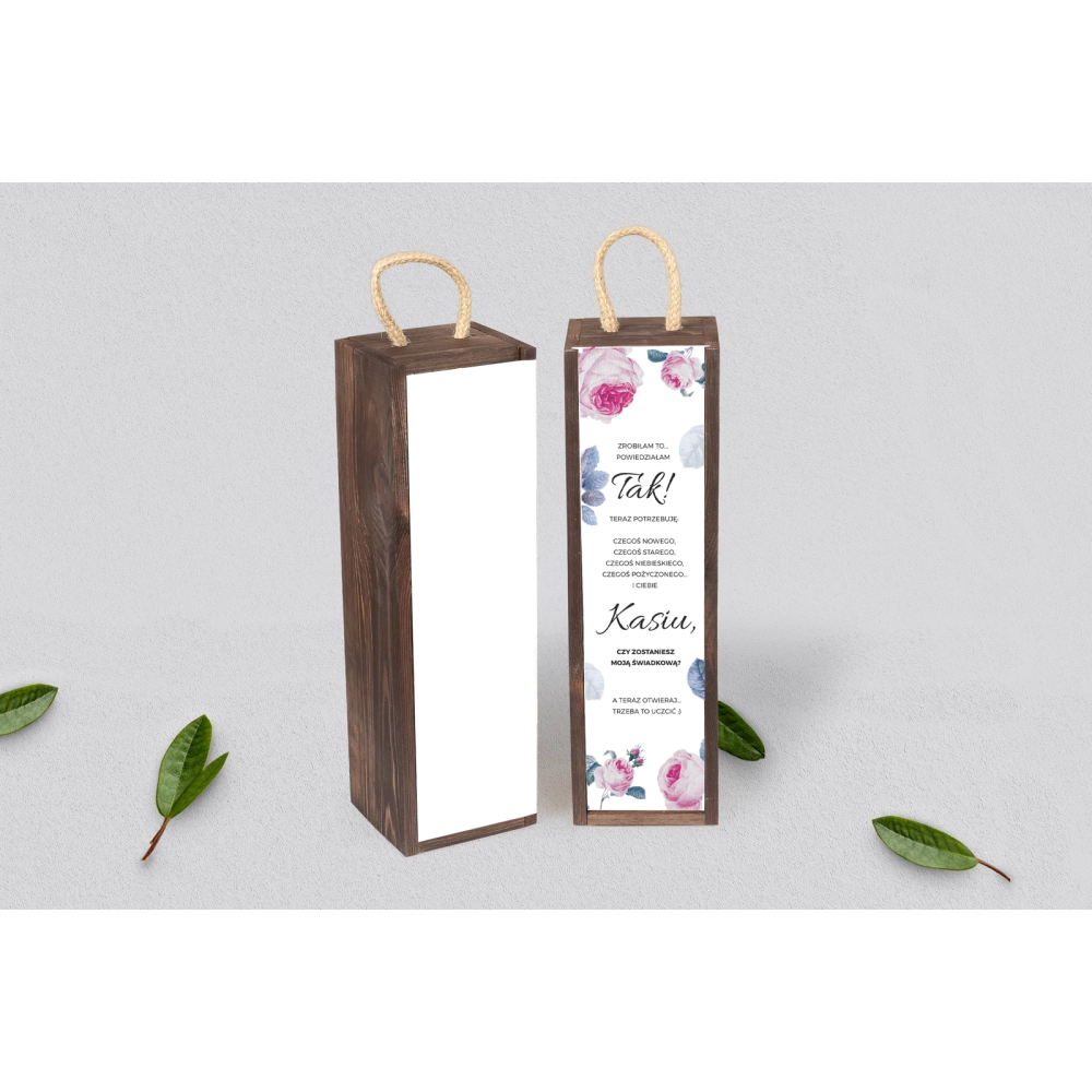 Prośba o&nbsp;Świadkowanie - SNW Akryl brązowa Dream Motyw 3