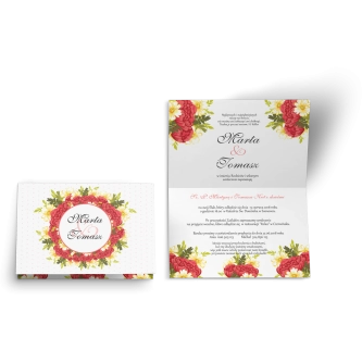 Zaproszenie ślubne Radosny Dzień - Motyw 4