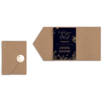 Zaproszenia ślubne w&nbsp;etui Goldish - motyw 2