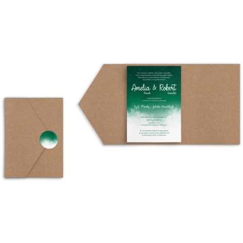 Zaproszenia ślubne w&nbsp;etui Cloud- motyw 3