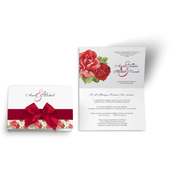 Zaproszenie ślubne Laura - Motyw 2