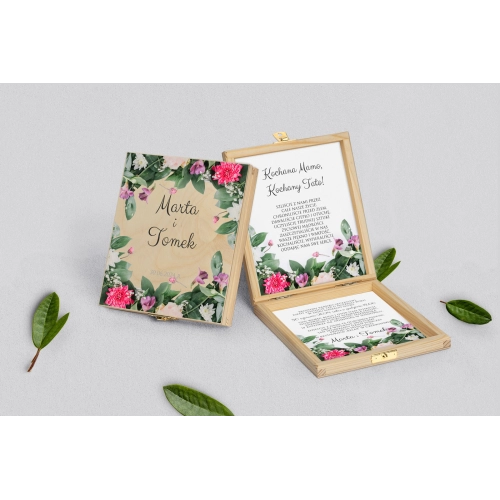 Zaproszenie dla Rodziców - naturalne Soft Motyw 6