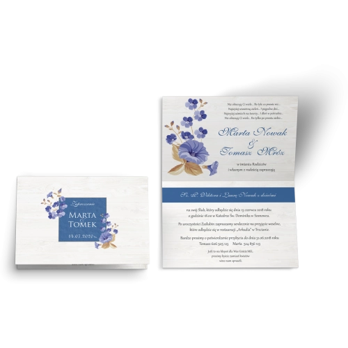 Zaproszenia ślubne Biała Stodoła - Motyw 5