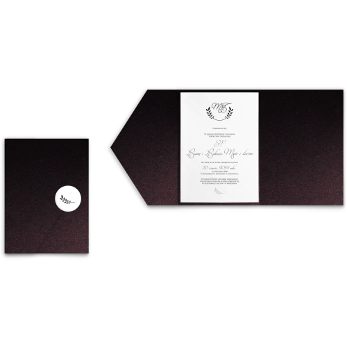 Zaproszenia ślubne w&nbsp;Etui Alloro - Motyw 1