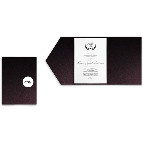 Zaproszenia ślubne w&nbsp;Etui Alloro - Motyw 3