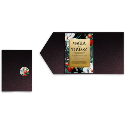 Zaproszenia ślubne w&nbsp;Etui Amore - Motyw 3