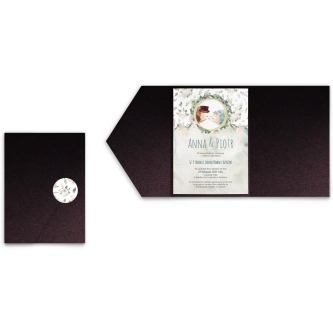 Zaproszenia ślubne w&nbsp;Etui Animals - Motyw 2