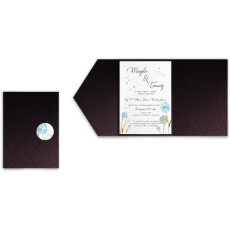 Zaproszenia ślubne w&nbsp;Etui Biały czas motyw 4