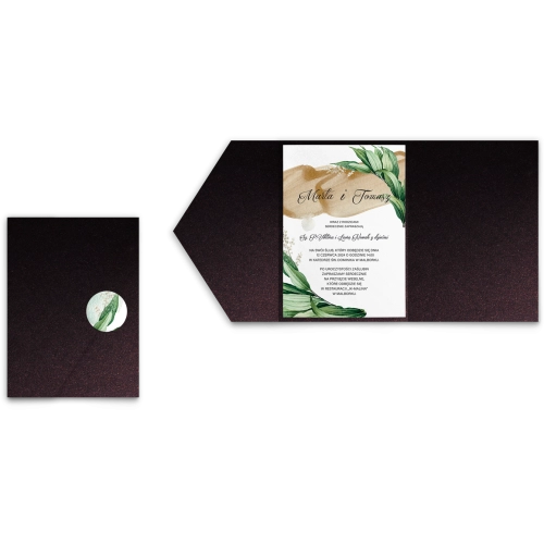 Zaproszenia ślubne w&nbsp;Etui Charlotte motyw 1