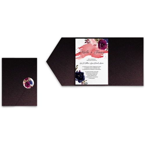 Zaproszenia ślubne w&nbsp;Etui Charlotte motyw 3