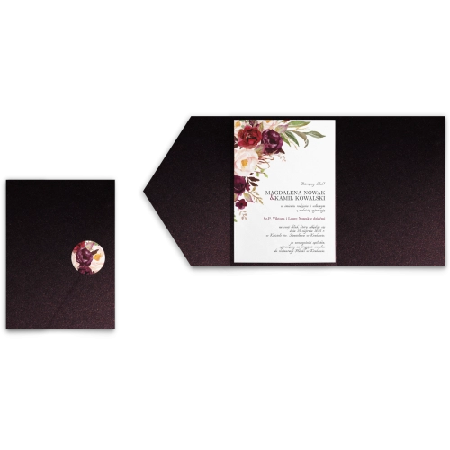 Zaproszenia ślubne w Etui Fabello motyw 2