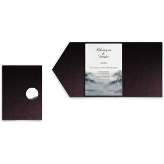 Zaproszenia ślubne w&nbsp;Etui Forest motyw 5