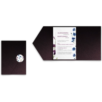 Zaproszenia ślubne w&nbsp;etui Lea - motyw 1