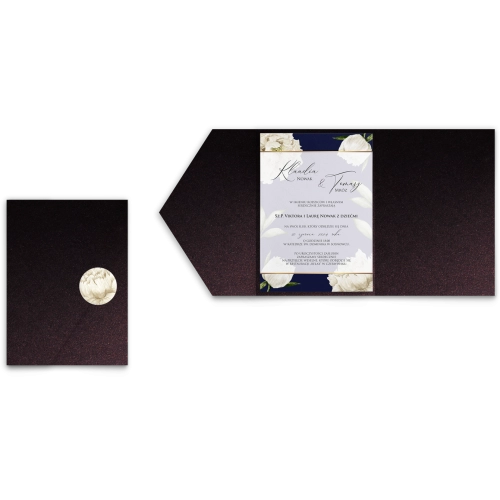 Zaproszenia ślubne w etui Loveletter - motyw 1