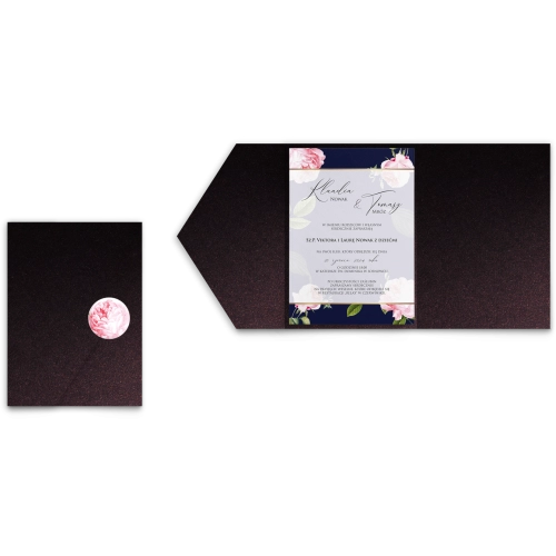 Zaproszenia ślubne w etui Loveletter - motyw 2