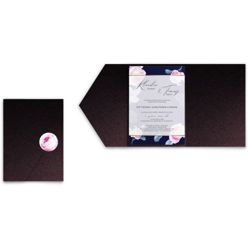 Zaproszenia ślubne w etui Loveletter - motyw 3