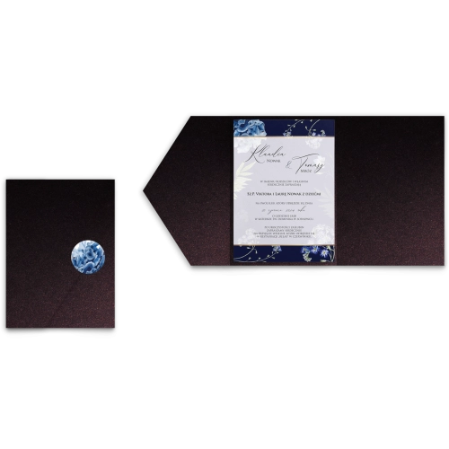 Zaproszenia ślubne w etui Loveletter - motyw 4