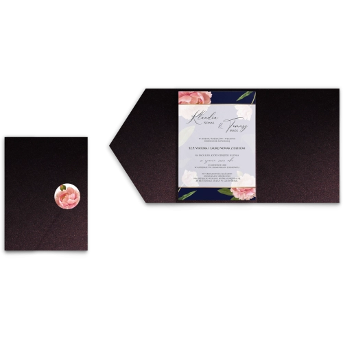 Zaproszenia ślubne w etui Loveletter - motyw 6