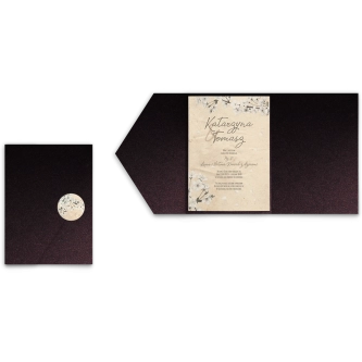 Zaproszenia ślubne w&nbsp;etui Old Fashion - motyw 2