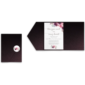 Zaproszenia ślubne w&nbsp;etui PasteLove- motyw 1