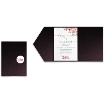 Zaproszenia ślubne w&nbsp;etui PasteLove- motyw 2