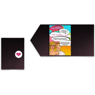 Zaproszenia ślubne w&nbsp;etui Pop Art- motyw 3