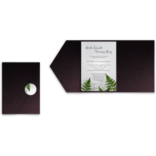 Zaproszenia ślubne w etui Soft - motyw 2