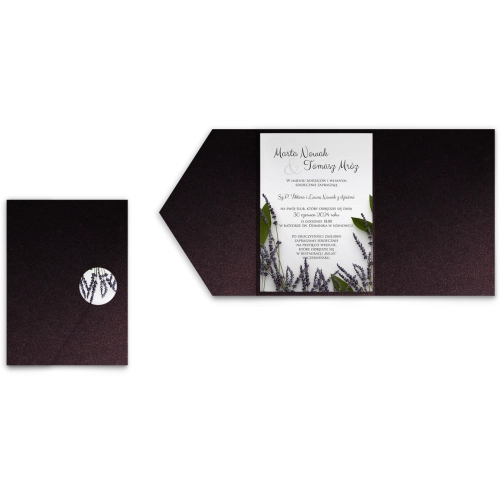 Zaproszenia ślubne w etui Soft - motyw 5