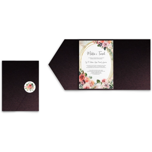 Zaproszenia ślubne w etui Spring Love - motyw 2