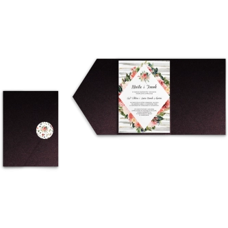 Zaproszenia ślubne w&nbsp;Etui Akwarelka - Motyw 2