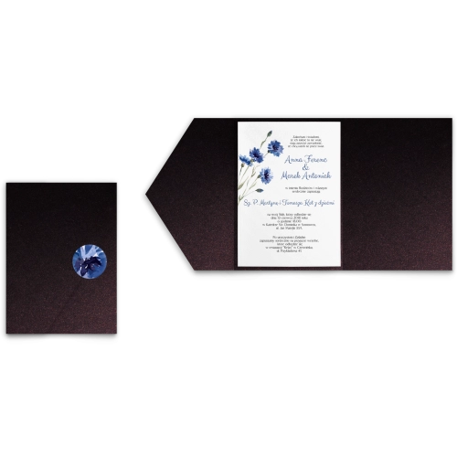 Zaproszenia ślubne w etui Sweet Love - motyw 1