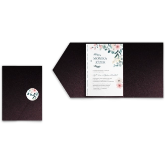 Zaproszenia ślubne w&nbsp;Etui Name - Motyw 2