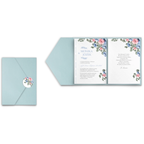 Zaproszenia ślubne w&nbsp;Etui Name - Motyw 1