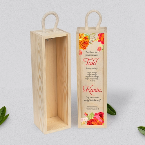 Prośba o Świadkowanie - SNW naturalna Serca Kwiat Motyw 3