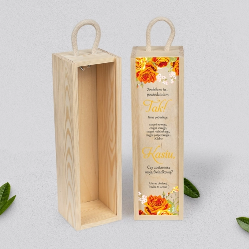 Prośba o Świadkowanie - SNW naturalna Serca Kwiat Motyw 4