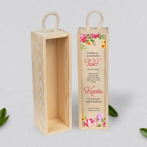 Prośba o Świadkowanie - SNW naturalna Serca Kwiat Motyw 6