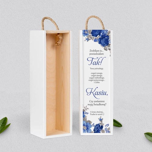 Prośba o Świadkowanie - SNW biała Serce Kwiat Motyw 2